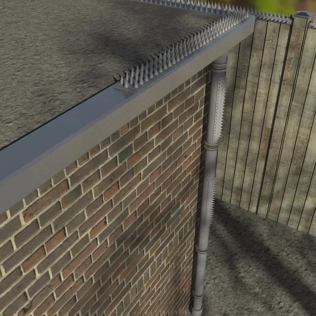 Brico Deurbeveiliging-Secumax Anti-Klimstrip Grijs 500X45Mm 8 Stuks