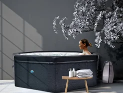 Brico Spa En Jacuzzi-Semi-Rigide Spa Octopus 6Prs Zwart/Wit O193X73Cm