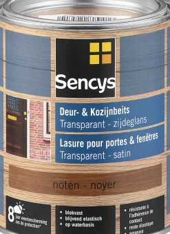 Brico Beits-Sencys Beits Ramen En Deuren Semi-Transparant Zijdeglans Walnoot 0,75L
