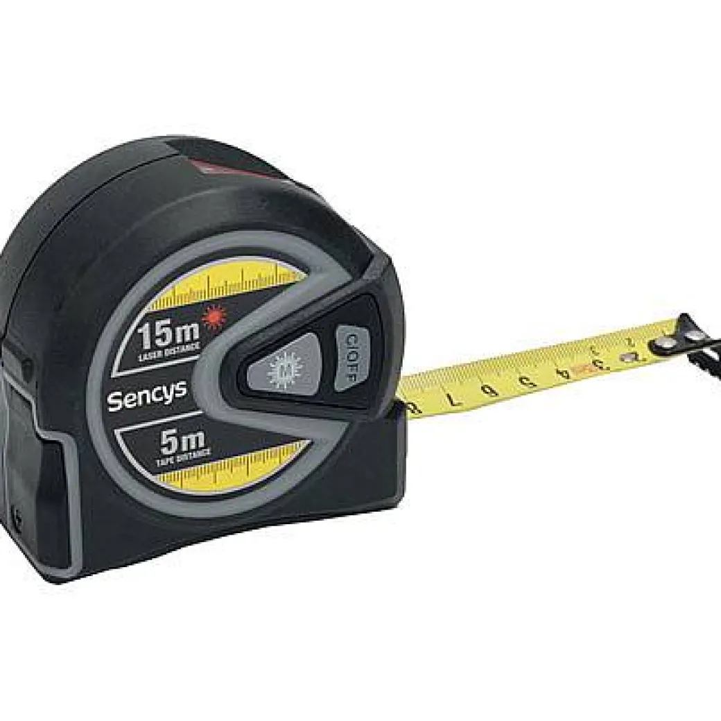 Sencys Laser Multimeter 15M/Rolmeter 5M|Brico New