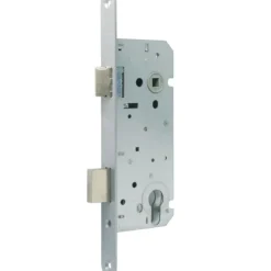 Brico Deursloten-Sencys Omkeerbaar Insteekslot M610 Grijs Staal 110X50Mm