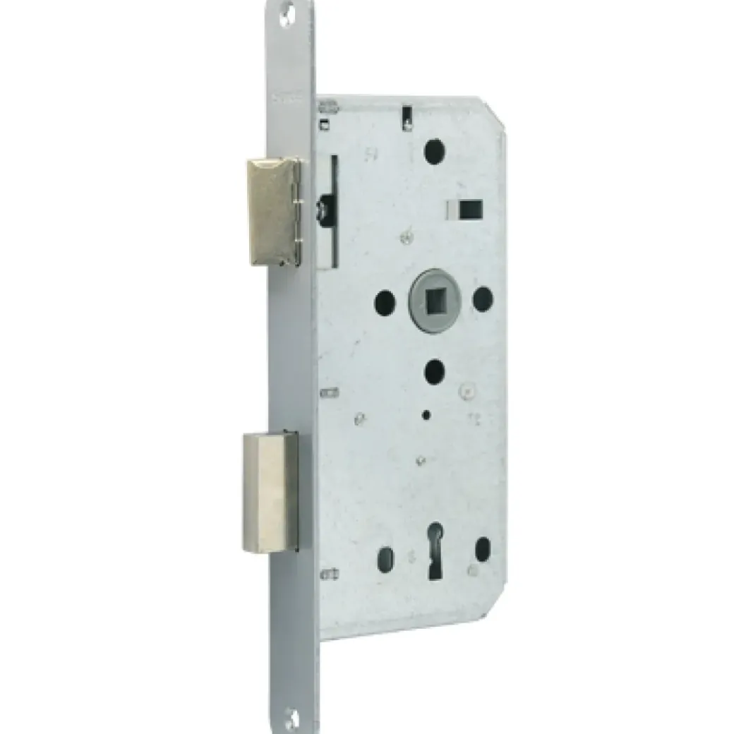 Brico Deursloten-Sencys Omkeerbaar Insteekslot M100 Grijs Staal 72X50Mm