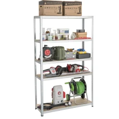 Sencys Opbergrek - H196 X B120 X D50Cm - Gegalvaniseerd Staal|Brico Online