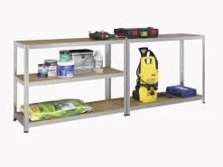Sencys Opbergrek Gegalvaniseerd Staal Grijs/Bruin 176X120X45Cm|Brico Sale