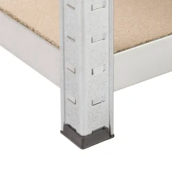 Sencys Opbergrek Gegalvaniseerd Staal Grijs/Bruin 176X90X45Cm|Brico Best