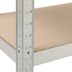 Sencys Opbergrek Gegalvaniseerd Staal Grijs/Bruin 176X90X45Cm|Brico Best