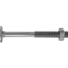 Brico Bouten-Sencys Platte Kop Bout Gegalvaniseerd Staal M8 X 100 Mm - 4 Stuks