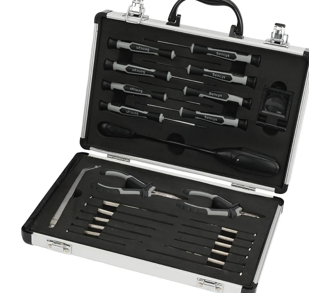 Sencys Precisie Gereedschapset In Aluminium Koffer 25-Delig|Brico Outlet