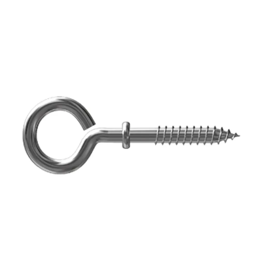 Brico Ringen-Sencys Schroefoog Met Kraag Wit 6 X 45 Mm - 4 Stuks