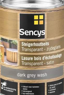 Brico Beits-Sencys Steigerhoutbeits Transparant Dark Grey Wash 2,5L