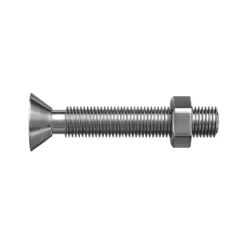 Brico Bouten-Sencys Verzonken Kop Bout Gegalvaniseerd Staal M6 X 50 Mm - 5 Stuks