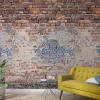 Brico Fotobehang-Smart Art Fotobehang Bakstenen Muur Met Tegels