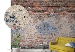 Brico Fotobehang-Smart Art Fotobehang Bakstenen Muur Met Tegels