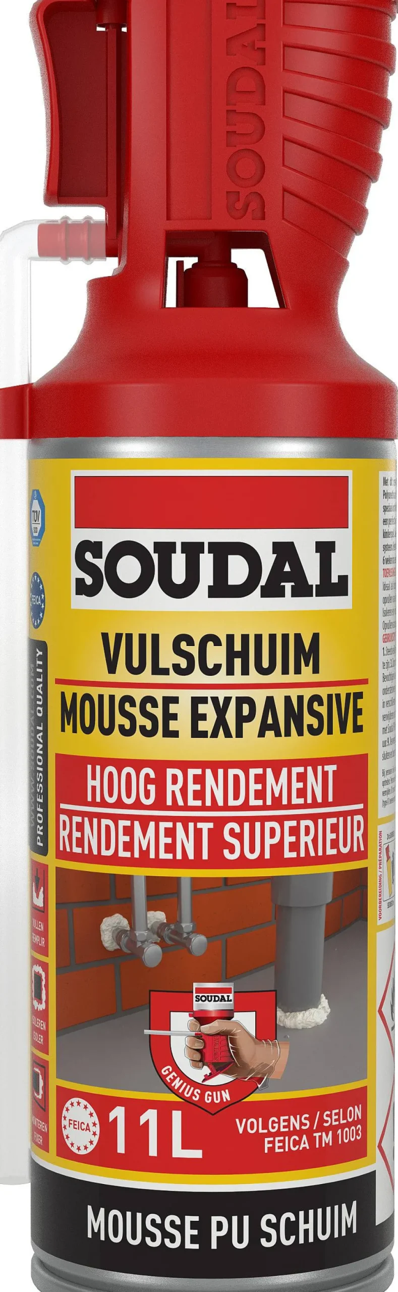 Soudal Manueel Vulschuim 0,3L|Brico New