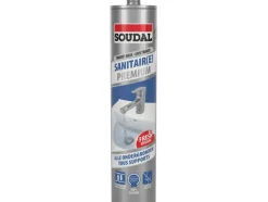 Brico Voegkitten-Soudal Silicone Sanitaire Premium Zwart 290Ml