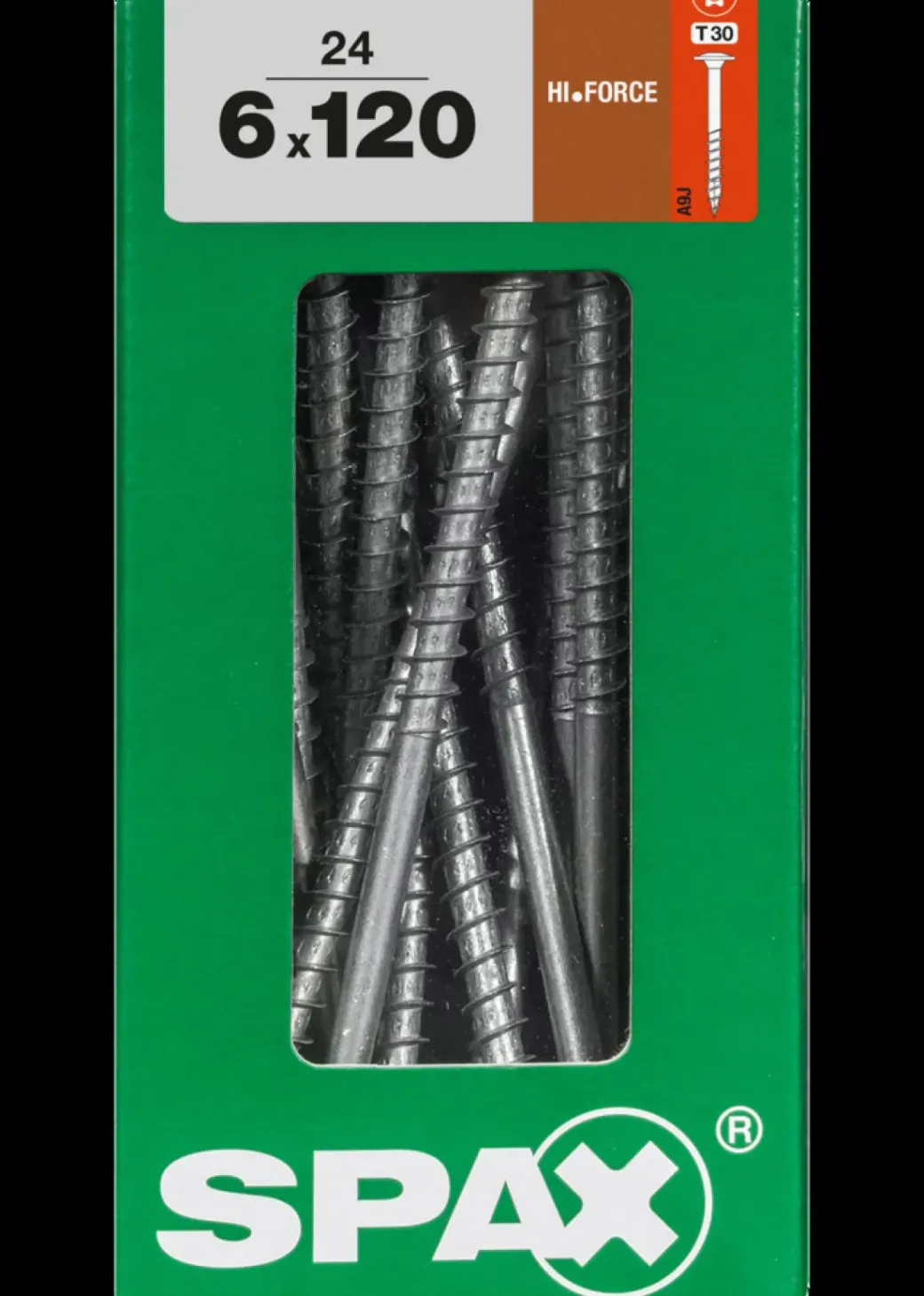 Brico Schroeven-Spax Schroef 'Hi.Force' Wirox 6X120Mm 24 Stuks