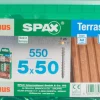 Brico Tuinbeslag & Terrasschroeven-Spax Terrasschroef A2 Rvs 50X5Mm 550St