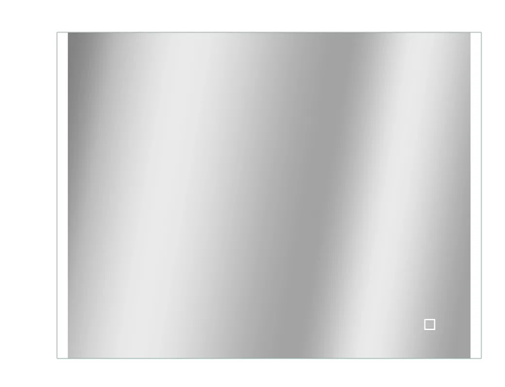 Spiegel Grant Rechthoek Met Ledverlichting Touch Sensor En Spiegelverwarming 60X80Cm|Brico Clearance