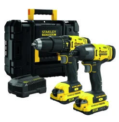Stanley Fatmax Accuboormachine Met Klopfunctie + Accu Slagschroevendraaier Sfmck465D2T 18V (2 Accu'S)|Brico Online