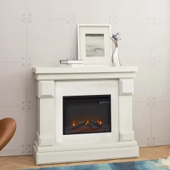 Brico Sfeerhaarden<Teamson Home Hestia 48" Elektrische Vrijstaande Open Haard