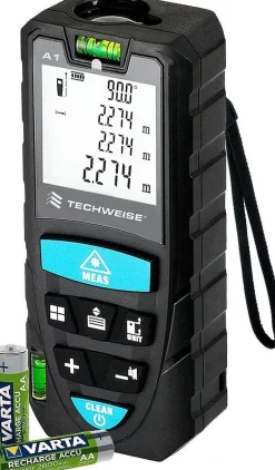 Techweise Laser Afstandsmeter 70M - Met Alle Meetopties|Brico Discount