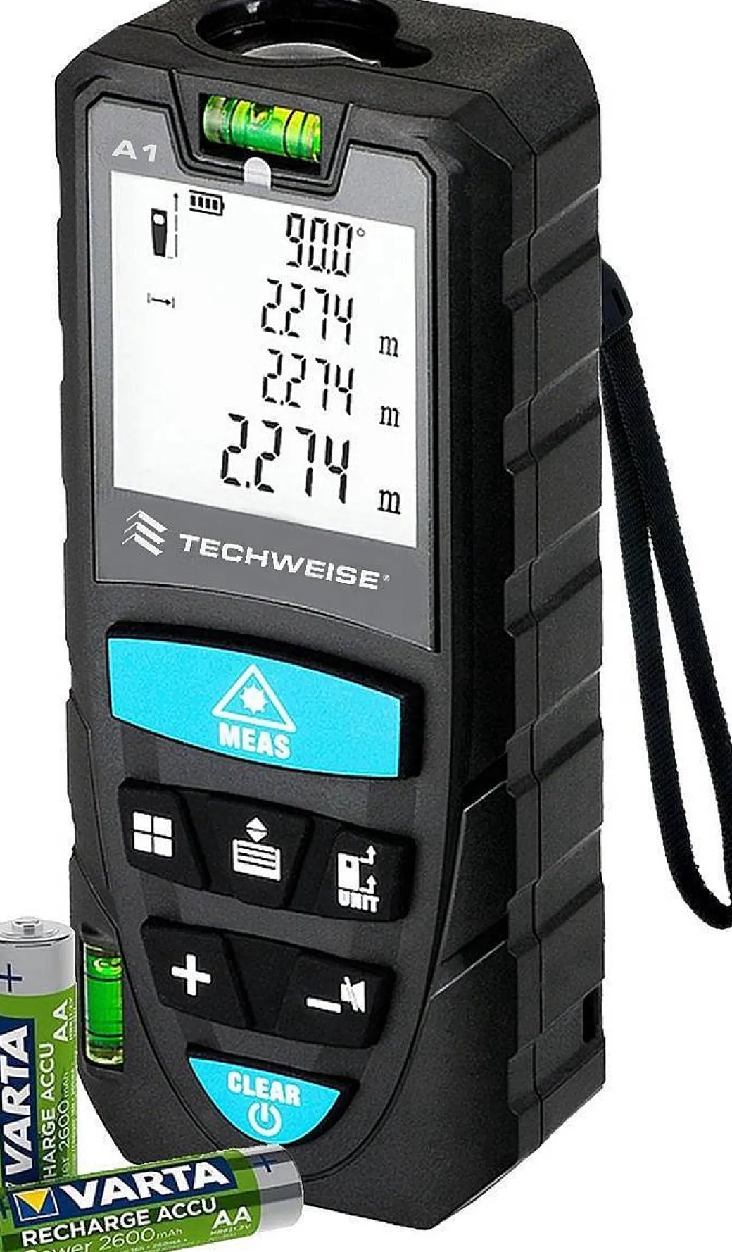 Techweise Laser Afstandsmeter 70M - Met Alle Meetopties|Brico Discount