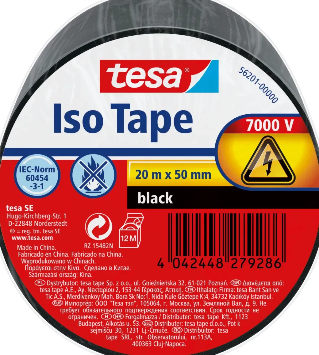 Brico Technische Tape-Tesa Isolatietape Pvc 50Mm 20M
