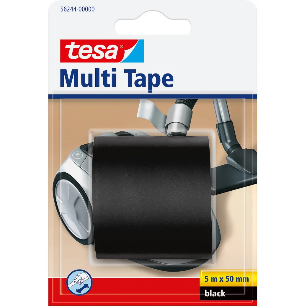 Tesa Multi Tape Zwart 50Mm 5M|Brico Online