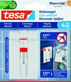 Brico Ducttape & Verpakkingstape-Tesa Powerstrips 77767 Verstelbare Tegel- En Metaalnagel 4 Kg