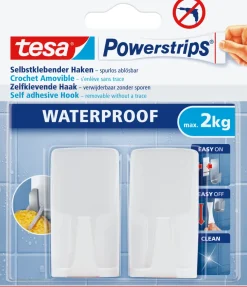 Brico Ophangsystemen-Tesa Powerstrips Zelfklevende Haak Ovaal Metaal 2Kg