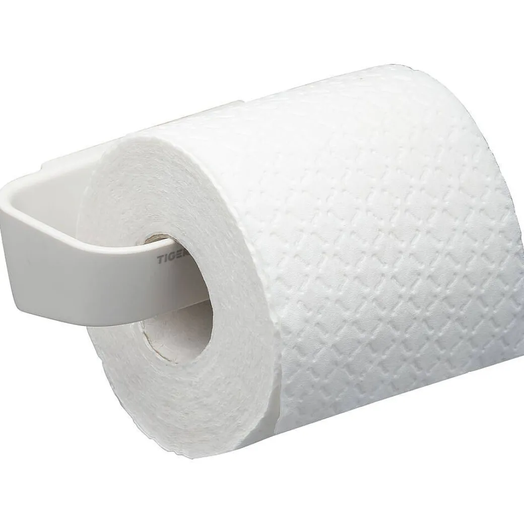 Tiger Tess Toiletrolhouder Zonder Klep Wit|Brico Hot