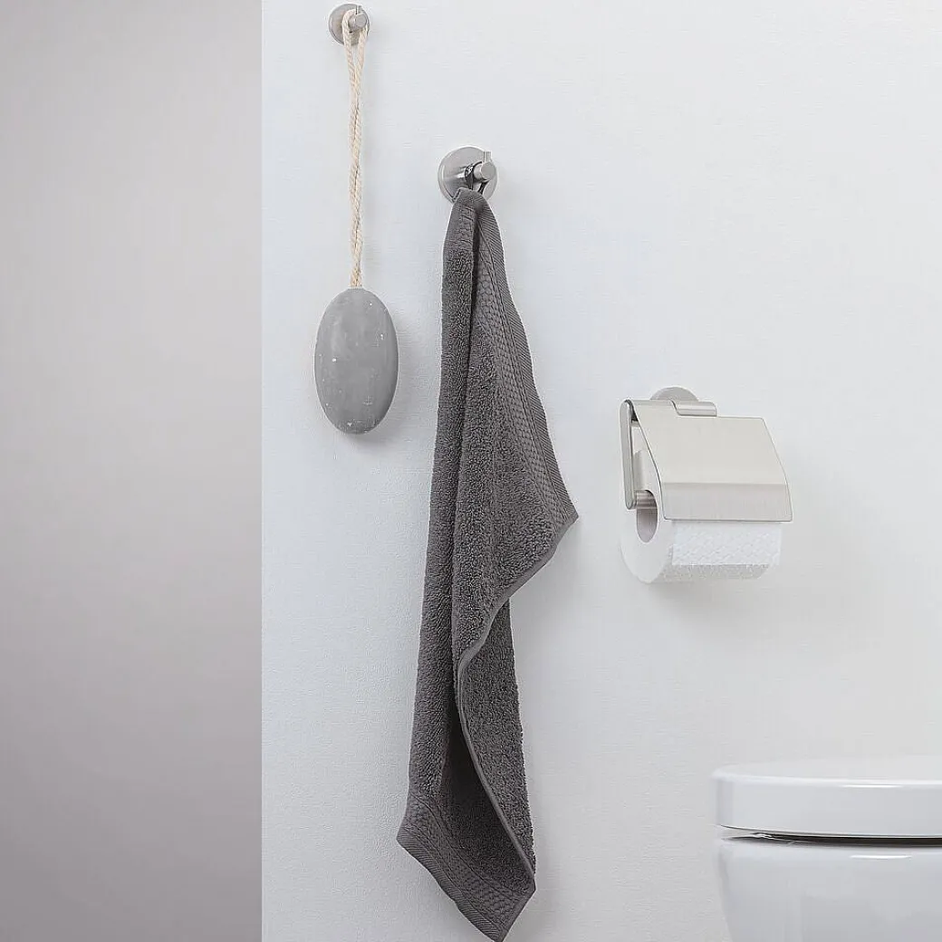 Tiger Toiletrolhouder Met Klep Boston Rvs Geborsteld|Brico Hot