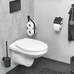 Tiger Urban Toiletborstel Met Houder Zwart|Brico Hot