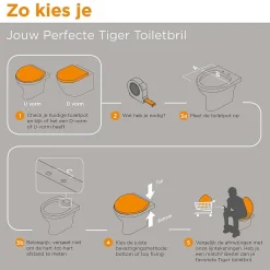 Tiger Vegas Toiletzitting Wit|Brico Outlet