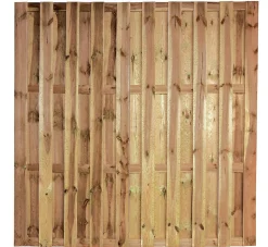 Tuinscherm Multi Grenen Recht 180X180Cm|Brico New