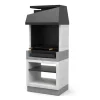 Brico Betonnen Barbecue-Tuozi Stenen Barbecue Otte 84X63X206Cm