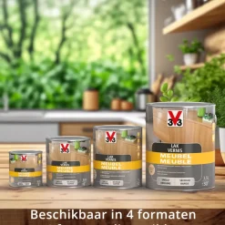 Brico Beits-V33 Meubellak Transparant Mat 1L