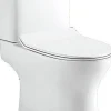 Van Marcke Duoblok Toilet Gustav I Ao Aanlsluiting I Quick Release & Soft-Close Toiletzitting I Randloos Toiletpot Wit|Brico Online