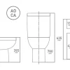 Van Marcke Duoblok Toilet Cobro I Ao Aansluiting I Soft-Close Toiletzitting Wit|Brico New