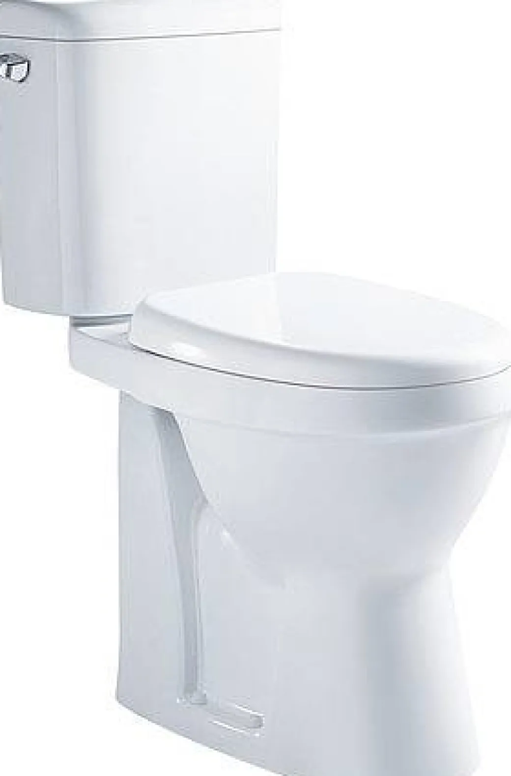 Van Marcke Duoblok Toilet X-Joy I Ao Aansluiting I Verhoogd I Quick Release & Soft-Close Toiletzitting I Randloos Toiletpot Wit|Brico