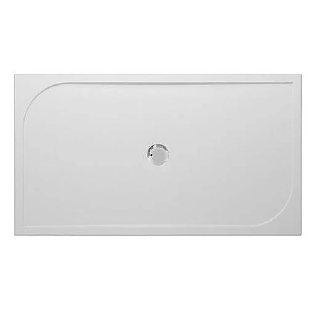 Van Marcke Go Douchebak Argon Rechthoek Polybeton Wit 160X90X3Cm|Brico Best