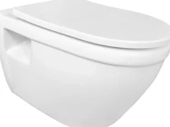 Van Marcke Hangtoilet Flora Wit | Soft-Close & Quick Release Toiletzitting | Randloos Toiletpot|Brico Best