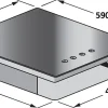 Verbeken Gaskookplaat Glas Zwart 60Cm|Brico Clearance