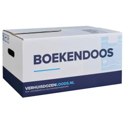 Verhuisservice+ Boekendozen - Zelfsluitend – Extra Sterk - 37L - 10 Stuks|Brico Best