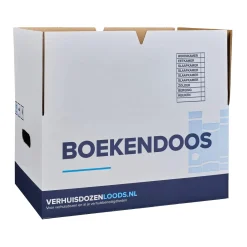 Verhuisservice+ Boekendozen - Zelfsluitend – Extra Sterk - 37L - 5 Stuks|Brico Clearance