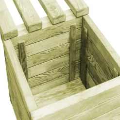 Brico Tuinstoelen-Vidaxl Tuinstoel Geimpregneerd Grenenhout