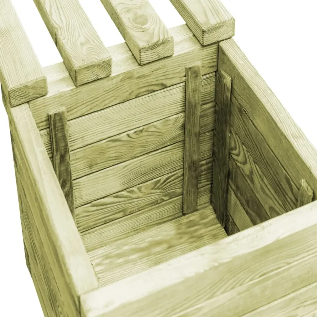 Brico Tuinstoelen-Vidaxl Tuinstoel Geimpregneerd Grenenhout