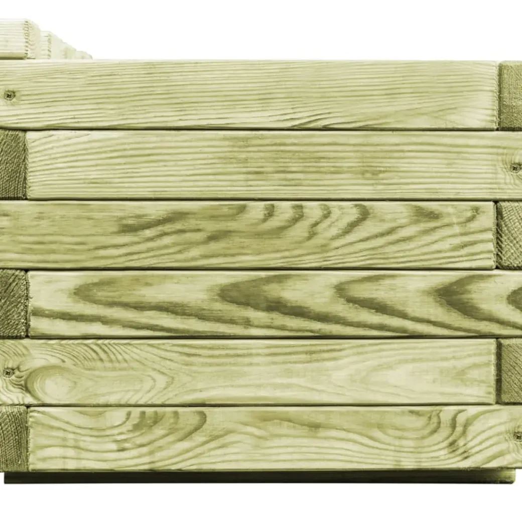 Brico Tuinstoelen-Vidaxl Tuinstoel Geimpregneerd Grenenhout