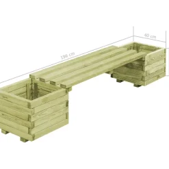Brico Tuinstoelen-Vidaxl Tuinstoel Geimpregneerd Grenenhout