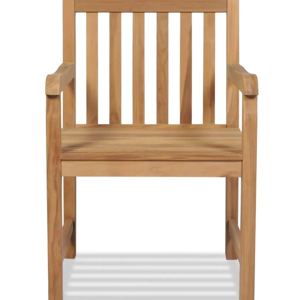 Brico Tuinstoelen-Vidaxl Tuinstoelen 2 St Massief Teakhout